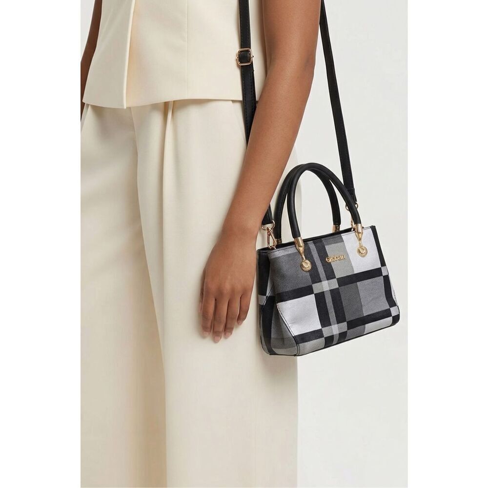 Aidebam vinyl handbag